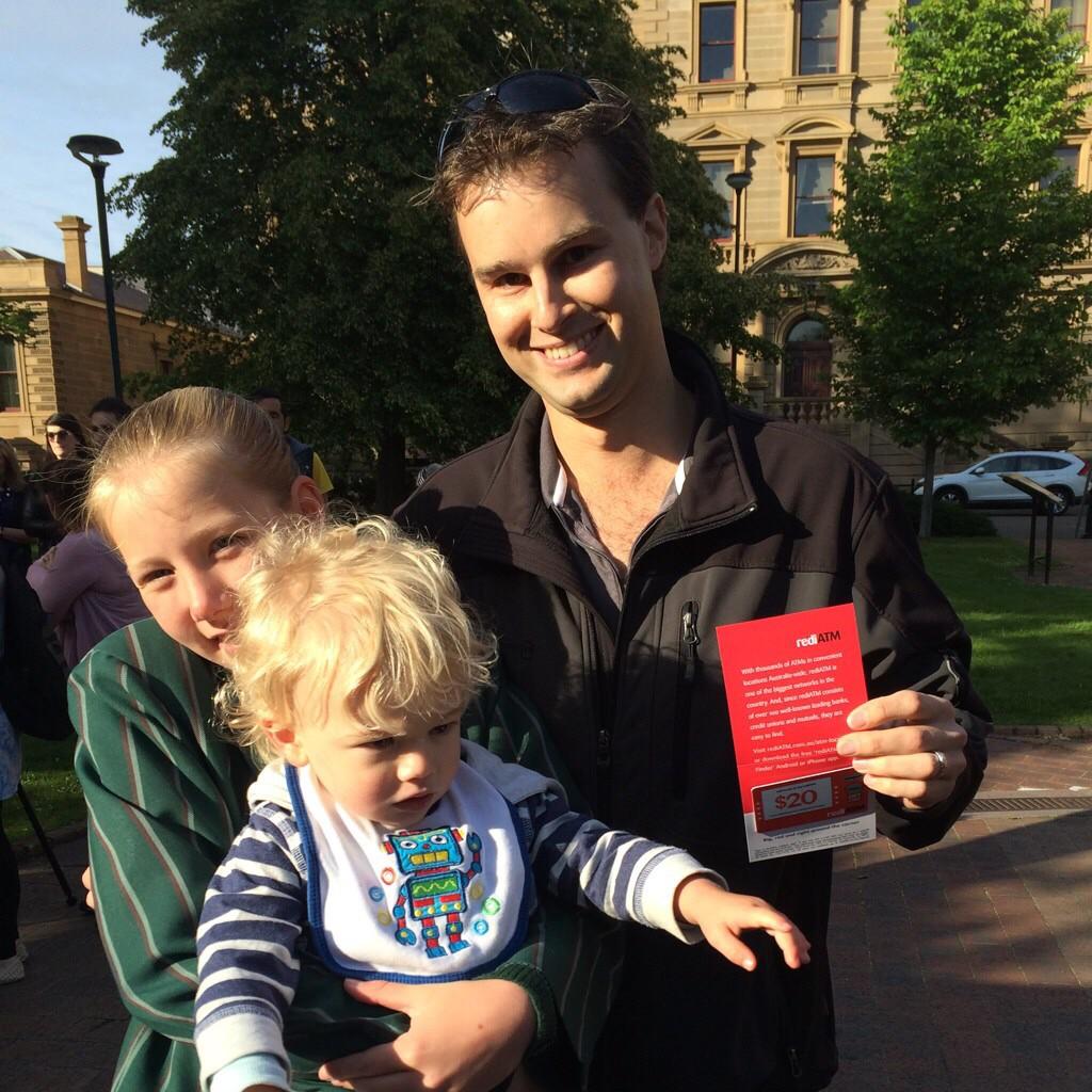 rediATM's tweet photo. Thanks for having us #Hobart! Had heaps of fun today at #BigWeds! #Parramatta, you're next! http://t.co/qMYtw8FUvs http://t.co/9jrYmWlU59