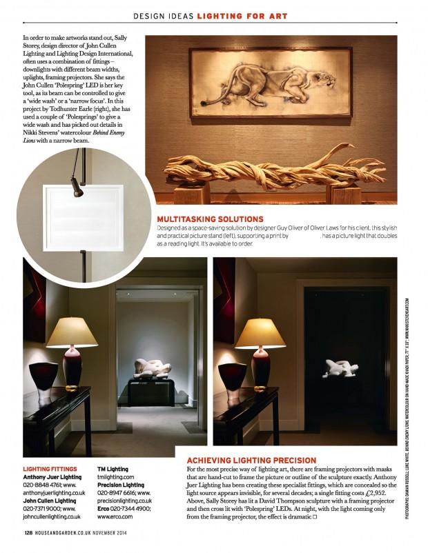 johncullenlight's tweet photo. If you're interested in hanging and lighting art this article in @_houseandgarden has some great tips #lightingdesign http://t.co/caBnc60Nu1