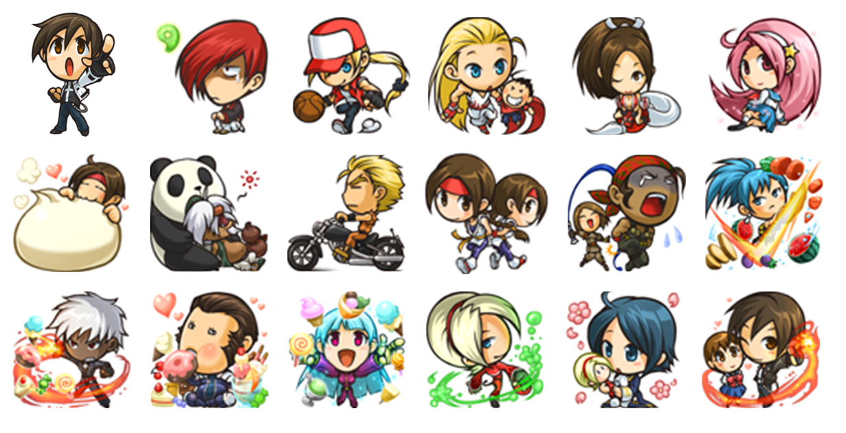 Snk Japan 無料通話 メールアプリ Line ライン に Kof のlineスタンプ第2弾が登場 可愛いイラストでトークを楽しもう Http T Co Ypmd0jkhsq Http T Co Oo9vcaoaoa Twitter