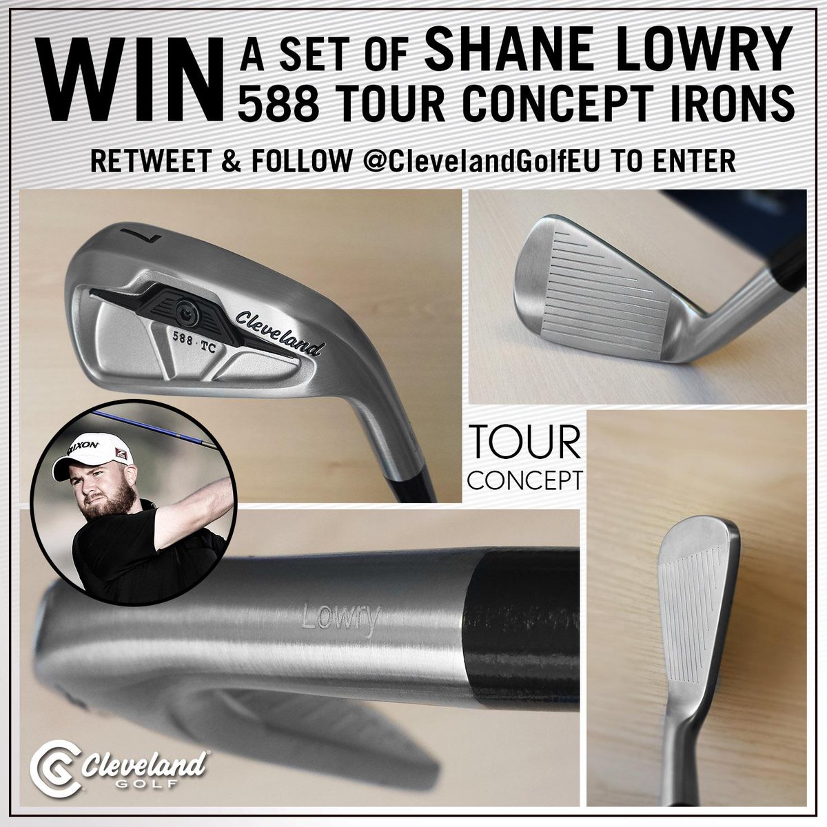 ClevelandGolfEu's tweet image. WIN this one off set of @shanelowrygolf's irons! RT&amp;amp;Follow to enter the draw for our most exclusive giveaway ever!