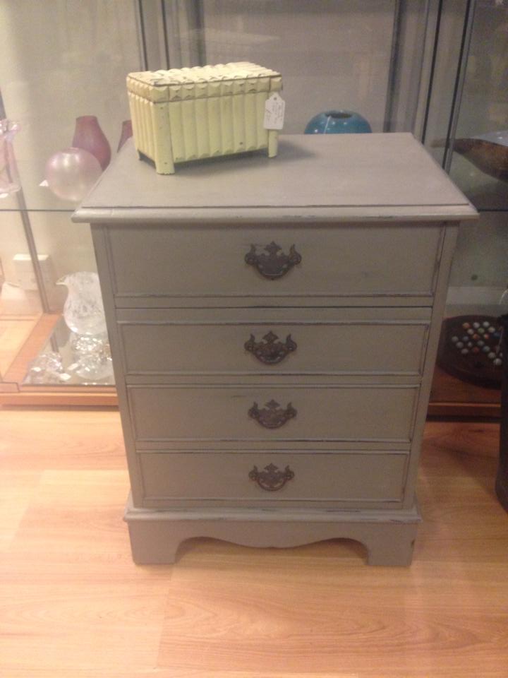 #Shabby #chic #bedside cabinet Adore antiques #Garforth