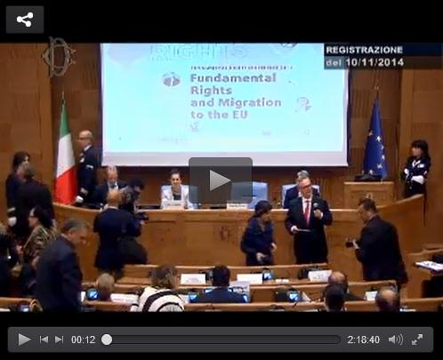 EURightsAgency's tweet photo. Recording of day 1 of #FRCmigration conference now on Italian Chamber of Deputies website http://t.co/wwdZZE9GOY http://t.co/9ZZ6aQYD1K