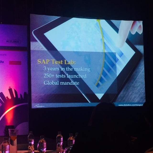 nuttakorn's tweet photo. SAP Test Labs #CZLBKK http://t.co/kHRXfoWYtn