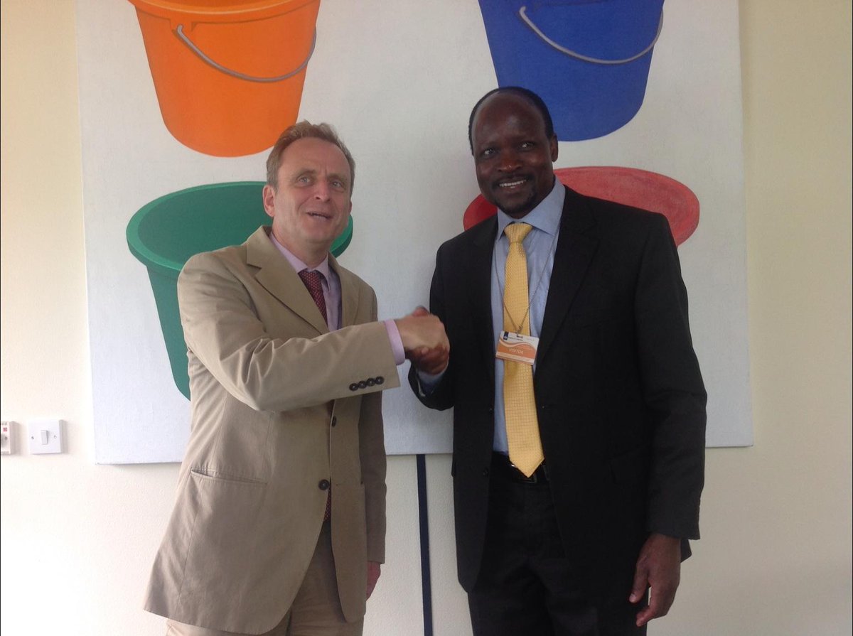 Discussing investment in fisheries and tanneries with #Migori governor Obado today in #Nairobi #Kenya