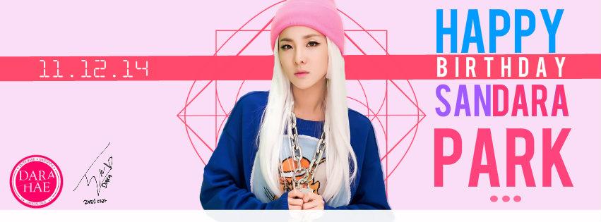 HAPPY BIRTHDAY SANDARA PARK! .     