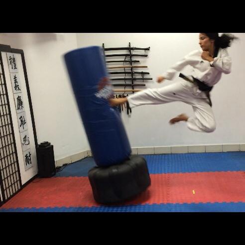 Training hard... #Taekwondo #MartialArts #JumpingSideKick http://t.co/UdDf8XgjlT<a href="/tag/taekwondo"class="tags">#Taekwondo</a><a href="/tag/martialarts"class="tags">#MartialArts</a><a href="/tag/jumpingsidekick"class="tags">#JumpingSideKick</a>