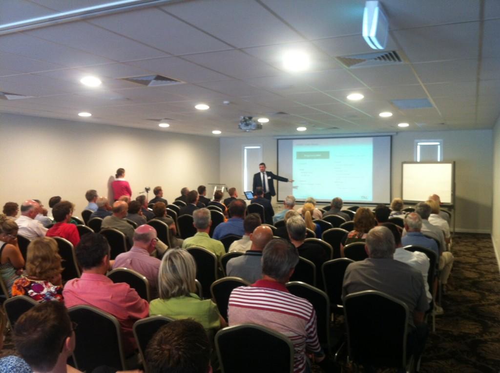 Ed Bassingthwaighte from TAL explaining insurance in Self Managed Super at AKW seminar this afternoon. #SMSF @AKW_AU