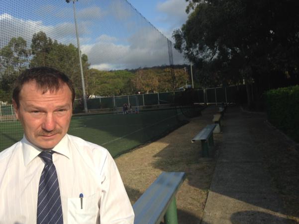 GrahamPerrettMP's tweet photo. Sadly I'm not in @612brisbane studio with @reblev so she can't see my Movember effort. #Moreton #moalition http://t.co/rvO0BmFzbw