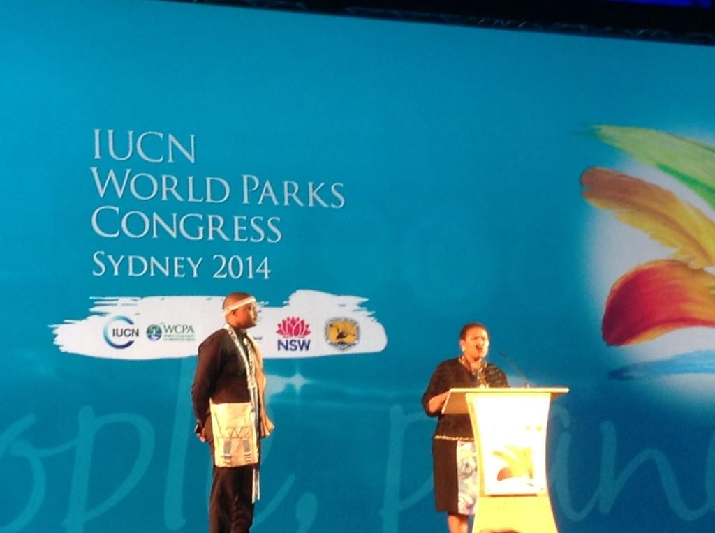 kijikb's tweet photo. Nelson mandalas  grandson helps to open #WorldParksCongress http://t.co/vQ5urjQssl