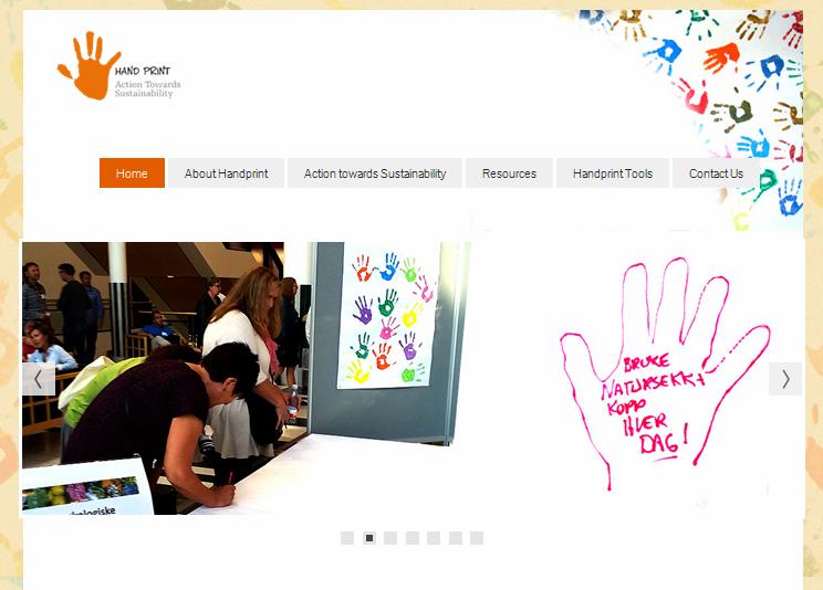 Mykn75's tweet photo. Handprint from the Sustainable Backpack #UNESCO #ESD http://t.co/AAtoIkZEp3