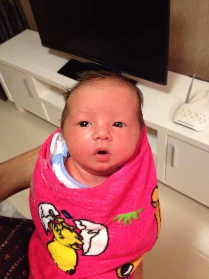 See how cute my nephew is