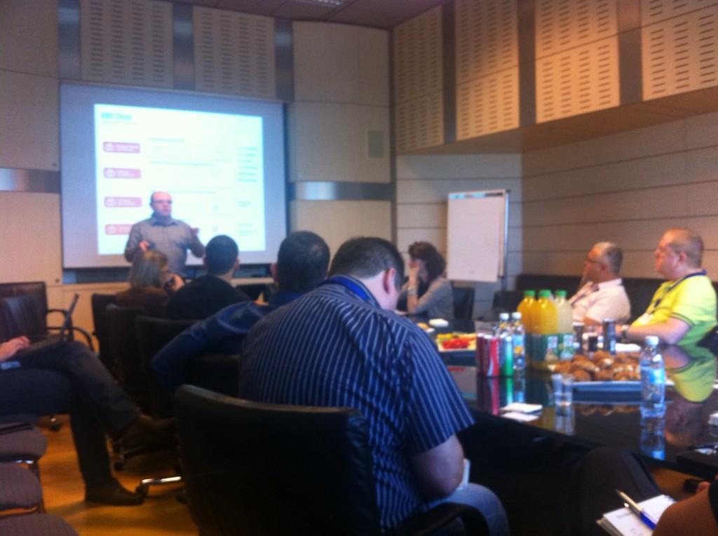 gilmaytal's tweet image. The #IBMSoftLayer Round Table event has kicked off! Great partners! Great presenters! Go #IBMCloud! Go #SoftLayer