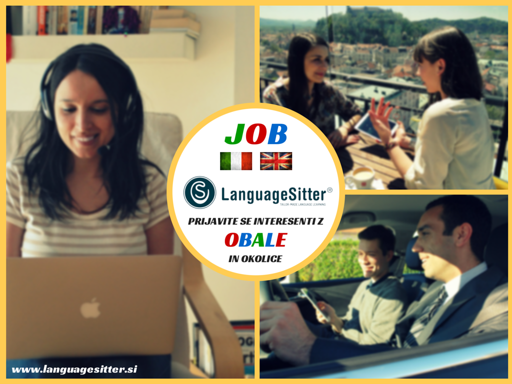 Language_Sitter's tweet photo. [JOB] Iščemo okrepitve na področju Obale. Učitelji italijanščine in angleščine nam pišite na info@languagesitter.si. http://t.co/DhHHYUHlUx