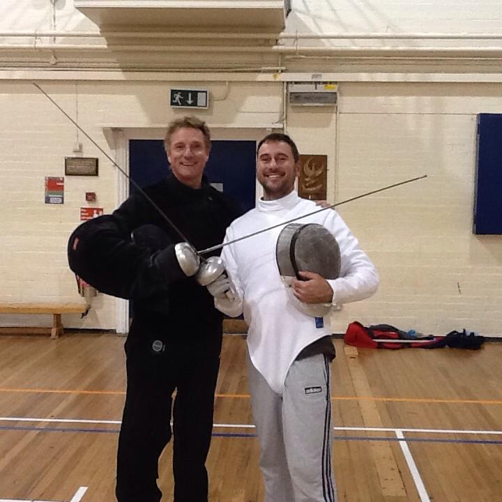 BBCRadioKent's tweet photo. Fencing still is growing in popularity thanks to #2012Olympics. For BREAKFAST we've been to @rtwfc to have a go http://t.co/PhHGX57rSO