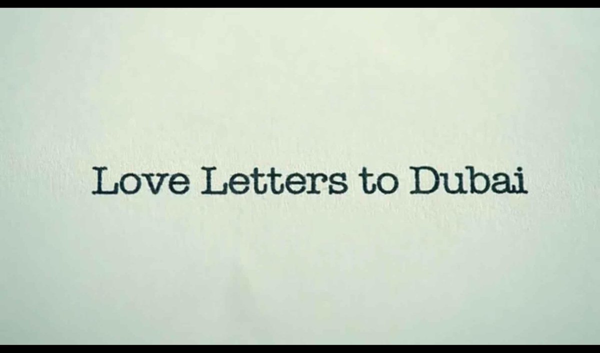 GulfNewsTabloid's tweet photo. Seen this beautiful #LoveLettersToDubai by singer and artist @GayathriMuses? It's going viral. http://t.co/bAensAasiz http://t.co/1L31viTpIQ