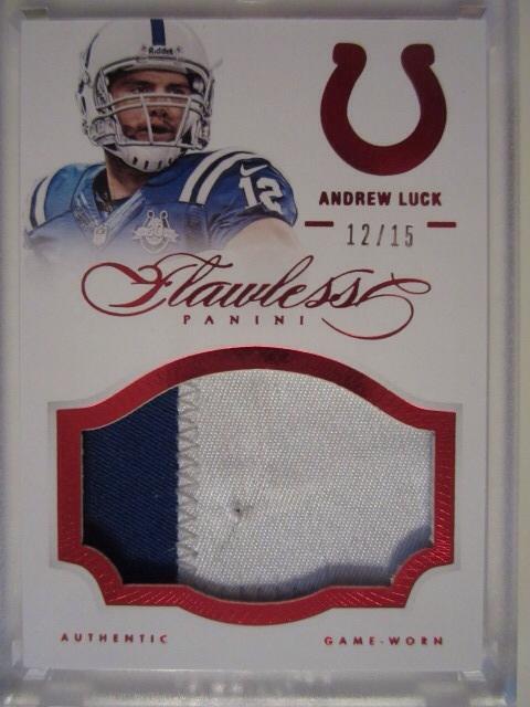 bostonsdad_1of1's tweet photo. Flawless Filth! Andrew Luck Ruby Patch Jersey # Hit 12/15! #showmeyourhits @PaniniAmerica @BobbyBoxcutter http://t.co/ccAU6imXLL