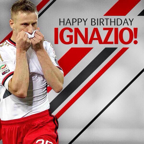 Happy Birthday Ignazio Abate ! He turns 28 today.   
