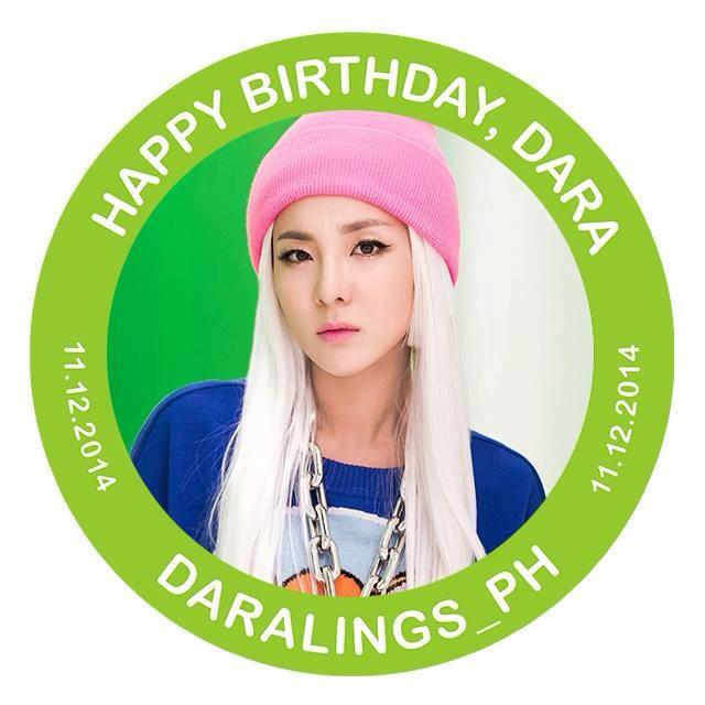 Happy birthday 2ne1s sandara park :)  