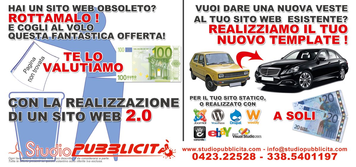 #RealizzazioneSitiWeb - #StudioPubblicità - #GraficaPerSitoWeb - #IncentiviRottamazione - studiopubblicita.com