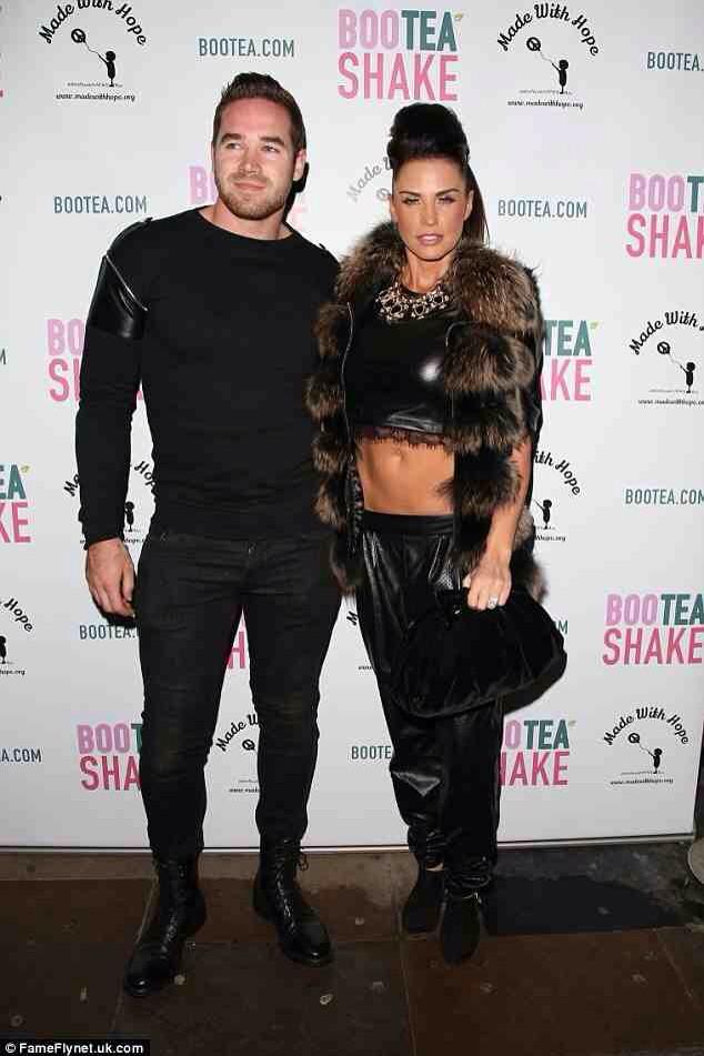 BooteaUK's tweet photo. Seen last night at our Celebrity Launch Party for our new Bootea Shake - @MissKatiePrice & Kieran Hayler #BooteaShake http://t.co/HOSTu3aELq