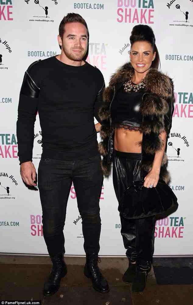 BooteaUK's tweet photo. Seen last night at our Celebrity Launch Party for our new Bootea Shake - @MissKatiePrice & Kieran Hayler #BooteaShake http://t.co/HOSTu3aELq