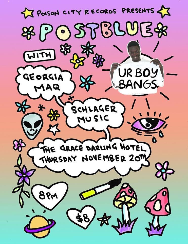 postbluemusic's tweet photo. UPDATE: WE HAVE PERSUADED @yourboibangs (AUSTRALIAN HIP HOP'S POSTER BOY) TO PLAY WITH US AT THE GRACE NEXT WEEK. http://t.co/OtupVQSpcv