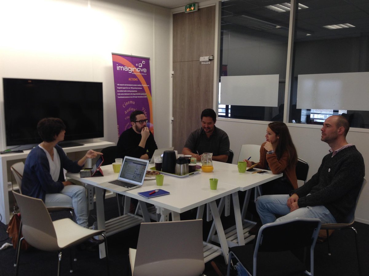 Kiupegames's tweet image. Petit-déj #kids et #Edition chez @imaginove avec @anachasse @studio_pango @thefauns @IbooInteractive @Rocklanded