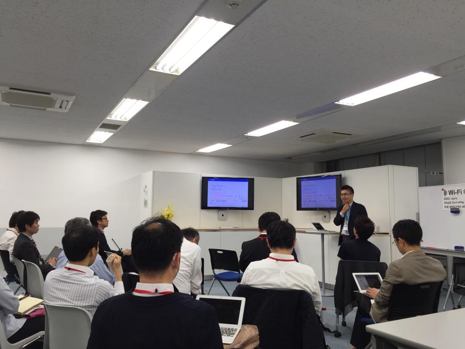 MadokaNakajima's tweet image. ハッカソン入門セミナー第2回が始まりました。 #gfd #kawasaki #idcfrontier (@ IDCフロンティア - @idcfrontier in 新宿区, 東京都) swarmapp.com/c/gqQCA12kBi9