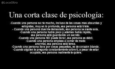 LocoOtro's tweet photo. Una corta clase de psicología: http://t.co/HxsOe5SgFq