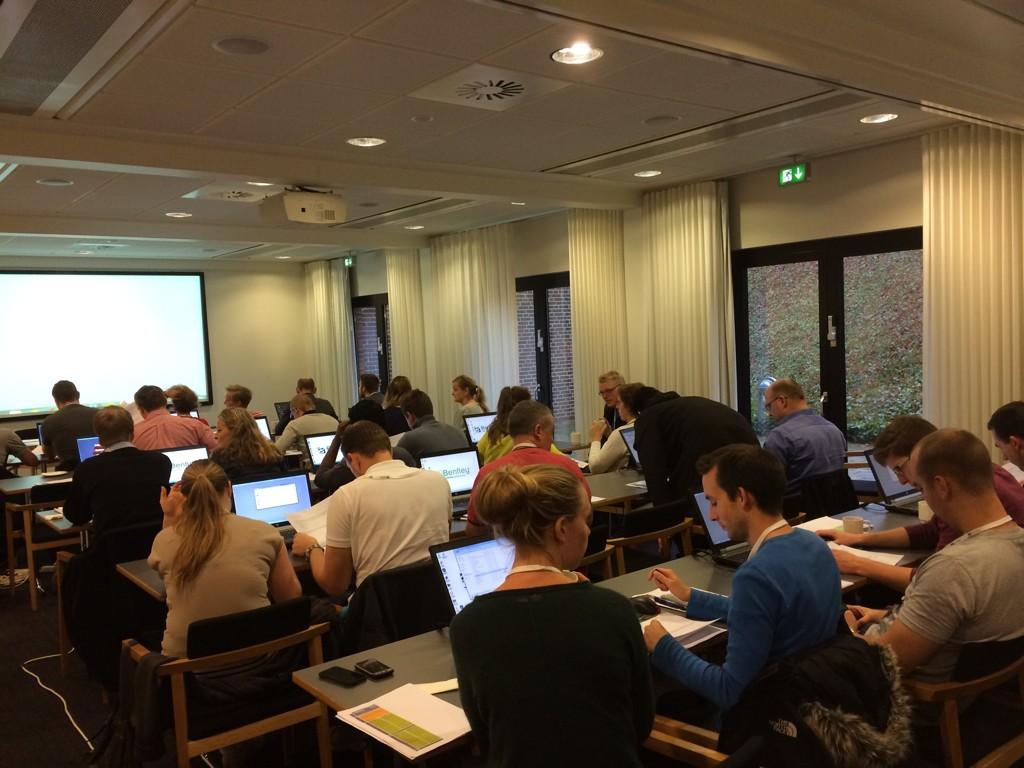 leanna_laughlin's tweet photo. Great last day at #bentleyuserdk14 with full Civil workshops! http://t.co/zUw1nrSBPg