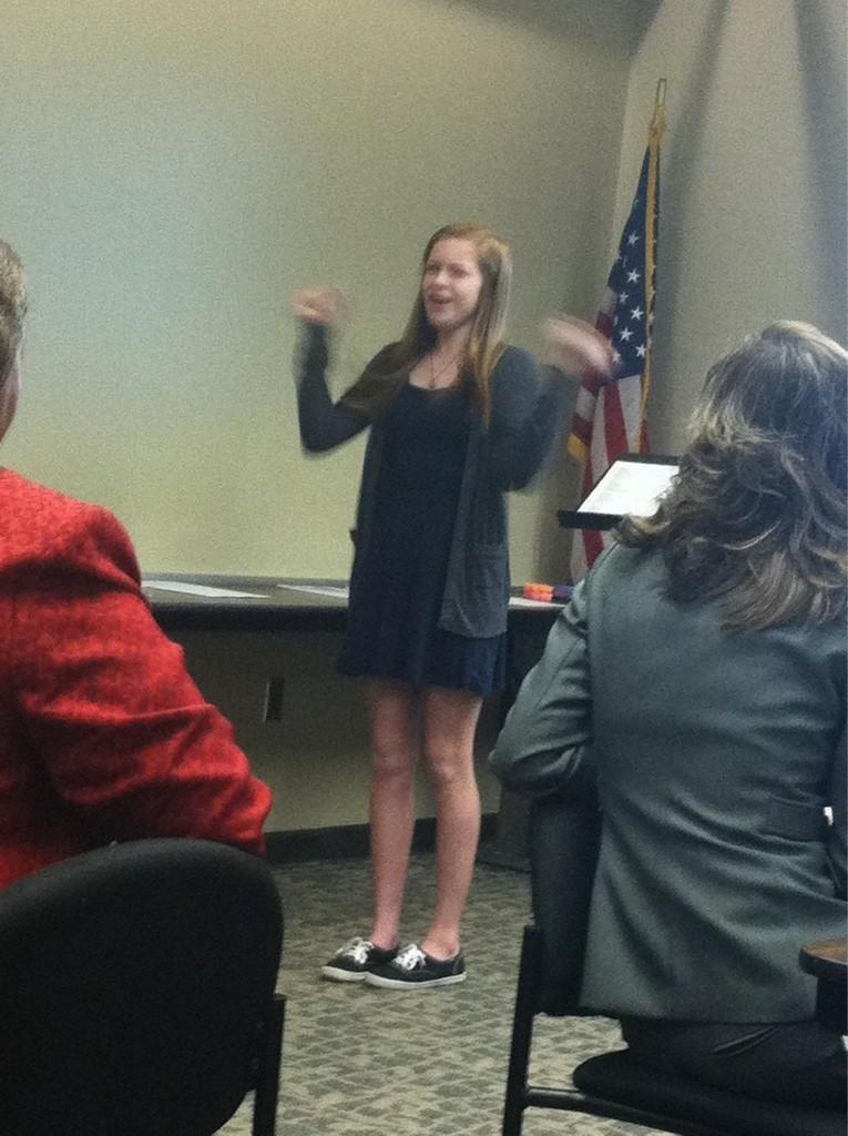 angieseiders's tweet photo. Enjoyed YCSD students singing at our meeting! #YCSD14 #ycsd15 http://t.co/DGzL0Q3shi