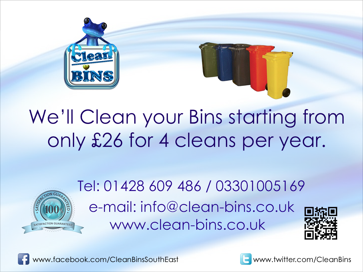 CleanBins's tweet photo. Book your bin clean from only £26 per year for 4 cleans... http://t.co/kyh9caM2pb http://t.co/2EIVLzdnAn