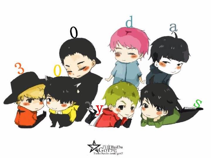 JandJ_Thailand's tweet photo. [FANART] #300DaysWithGOT7 
©GOT7贴吧官博 via weibo
#GOT7 #갓세븐 http://t.co/fleig9S7si