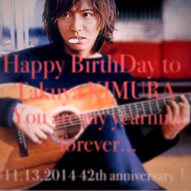         5                     happy birthday to takuya KIMURA.
2  anniversary           