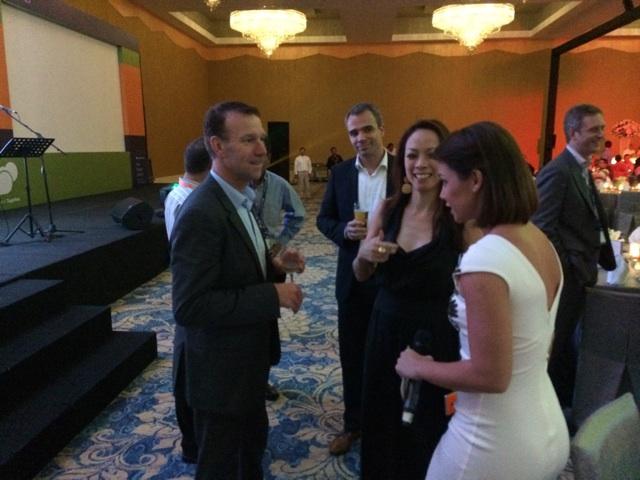 AsiaPS14's tweet photo. #AsiaPS14 Gala Dinner #AdrianJohnston #EmilyFork and emcee #KelllyLatimer http://t.co/BdQ5YlTBuH