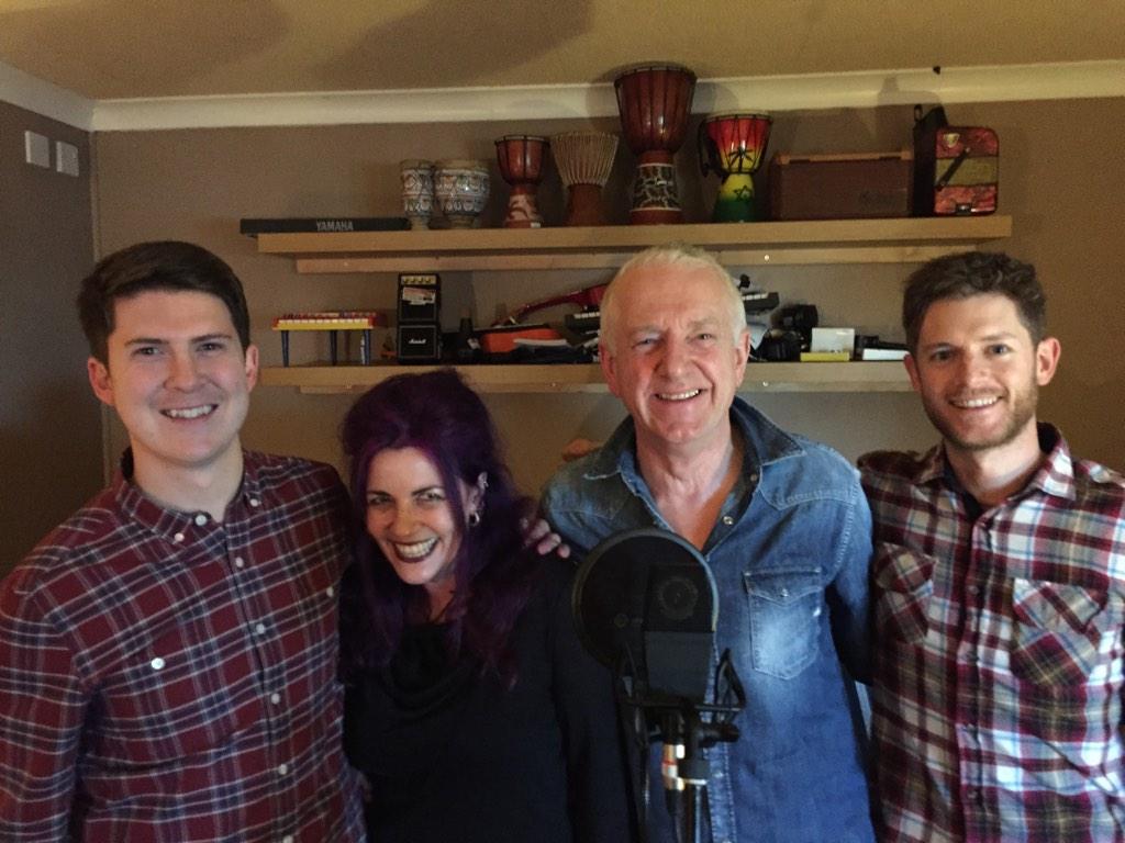 bathontv's tweet photo. Had a great time recording at @ninevoltleap with @paveldouglas &amp; @MissRich #NailedIt http://t.co/rL2c1GPvDJ