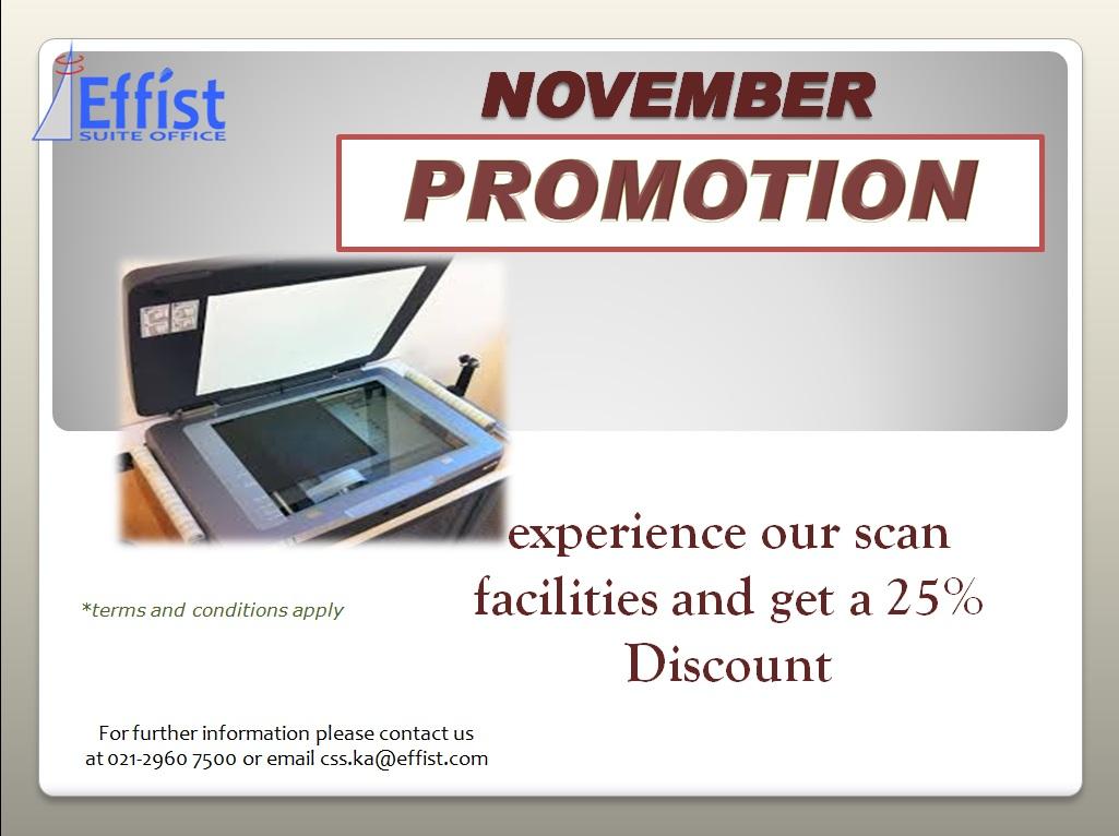 Effist_Office's tweet photo. Enjoy Effist facilities and dont miss our November promo..!! http://t.co/iwSqvjPB0t