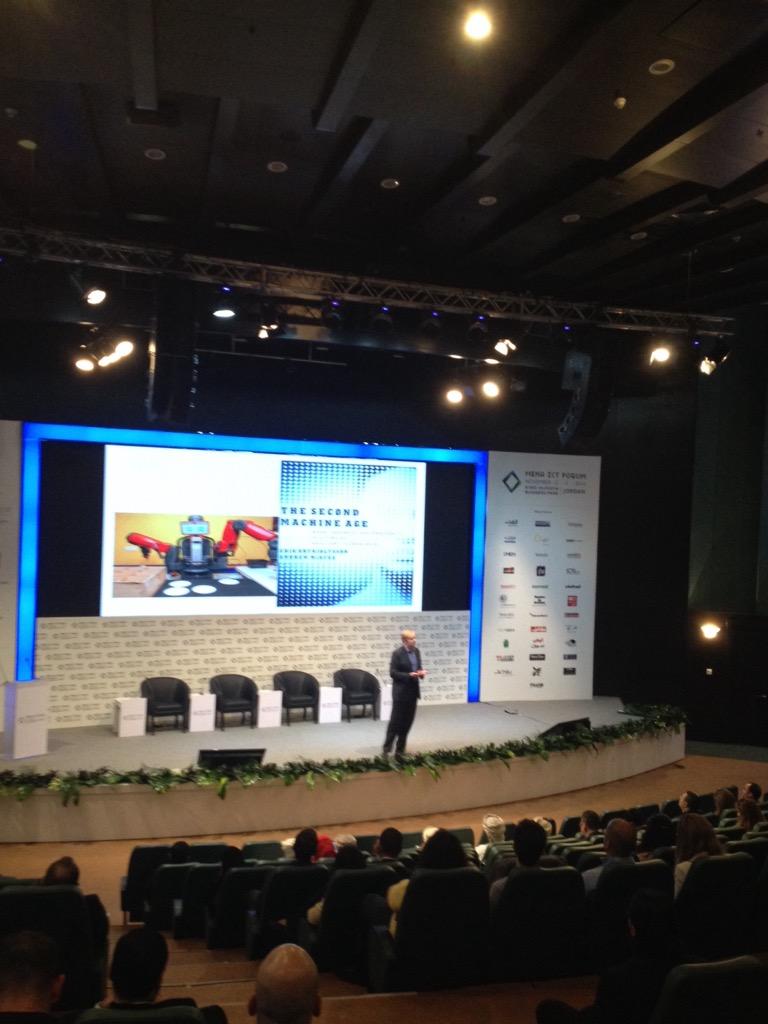 MENAICT's tweet photo. There has never before been a time of such a great technology changes #AllenBlue @LinkedIn #MENAICT14 http://t.co/87ZF6jZqRI