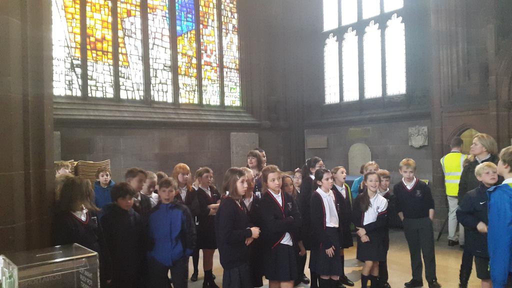 BowdonCofE's tweet image. Y6 at Manchester cathedral