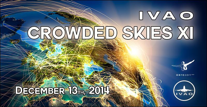 IVAOES's tweet image. ¡CROWDED SKIES XI ya está aquí! Superar las 2.303 conexiones simultáneas. ¡Anota la fecha! es.forum.ivao.aero/index.php?topi…