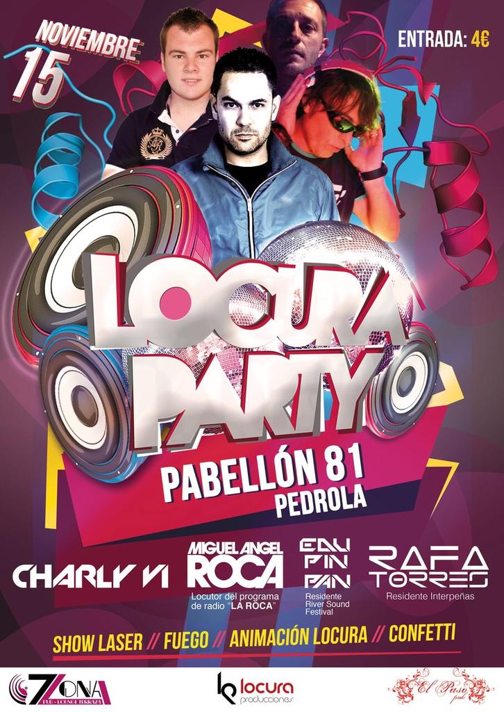 CharlyVidj's tweet photo. Miercoles, mitad de semana y las ganas de fiesta van empezando y con todo esto una fiesta nueva!!! #LocuraParty 😃 http://t.co/Xct7Eb42Us
