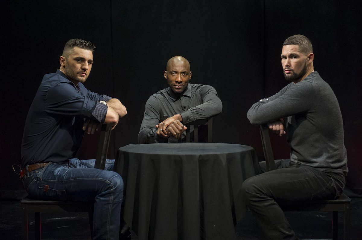 SkySportsNews's tweet photo. No respect. No handshake. A storm-off.. @NathanClev v @TonyBellew 'The Gloves Are Off'. Sky Sports 1, 11pm tonight. http://t.co/meou4FmnBh