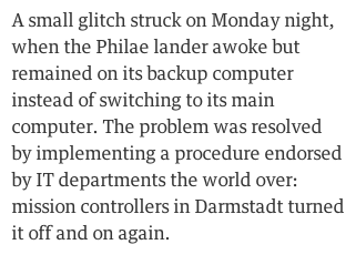 Claire_Phipps's tweet photo. My favourite bit of the #CometLanding so far http://t.co/B1R5cpJAQ0
