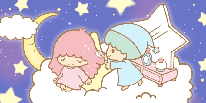あしたの朝、寝癖がつきませんように…☆ おやすみなさい☆ 