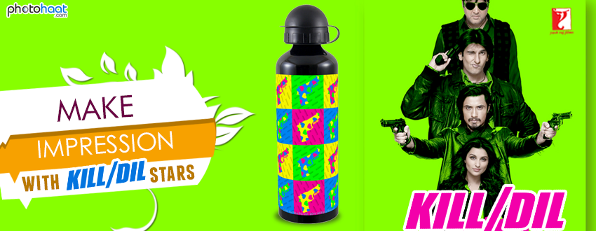 Photohaat's tweet photo. Buy Elegant &amp; Stylish,  #KillDil designed  #WaterBottles… #Photohaat http://t.co/7cZCvx3NY4 http://t.co/E5hMo5bubq