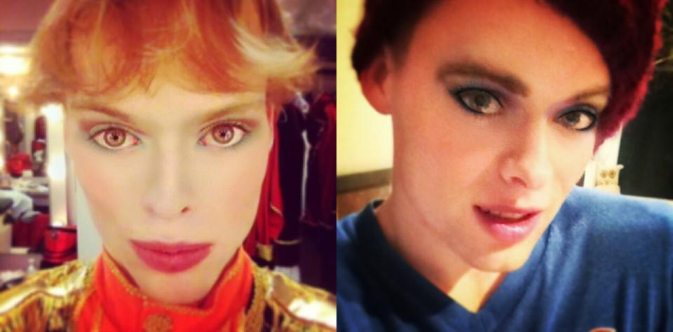 DaniiD14's tweet photo. My WCW goes out to Mckinky and Lacoco #WCW #DragGoddess #BestFriends http://t.co/QfUaoQ6FlC