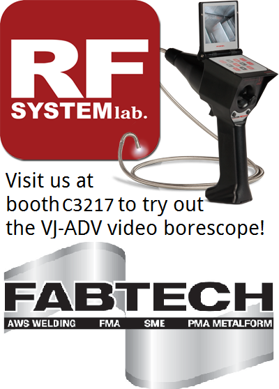 ViewtechScopes's tweet photo. We're ready to go at #FABTECHexpo! Test out an articulating borescope at booth #C3217. http://t.co/XV09l4njMo