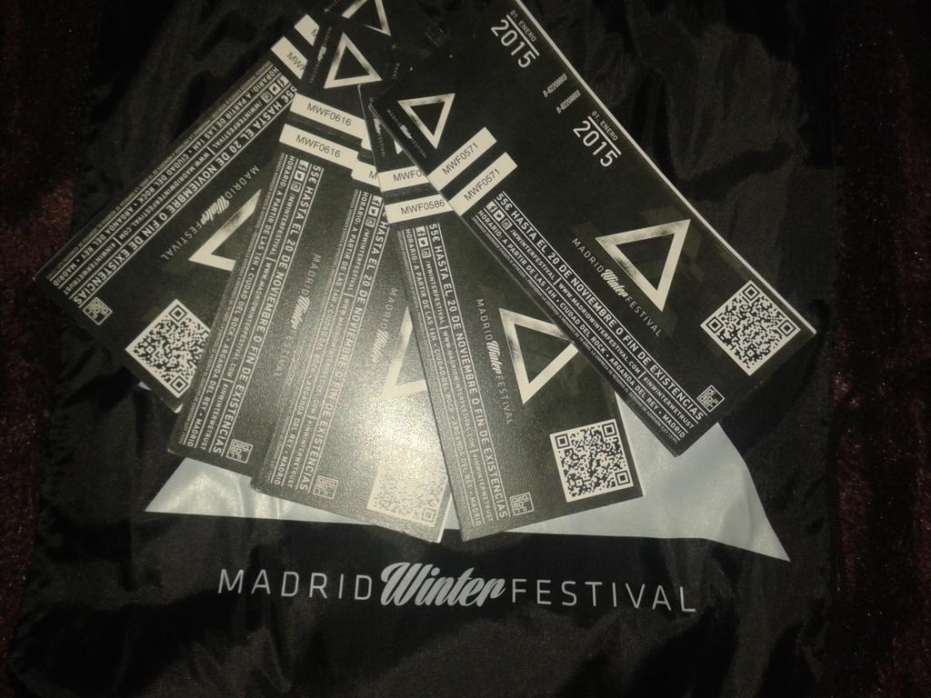 jimi033's tweet image. ENTRADAS MADRID WINTER FESTIVAL 
55 €  el 20 de noviembre suben ! 

+Info Alejandro Jimenez 676504850