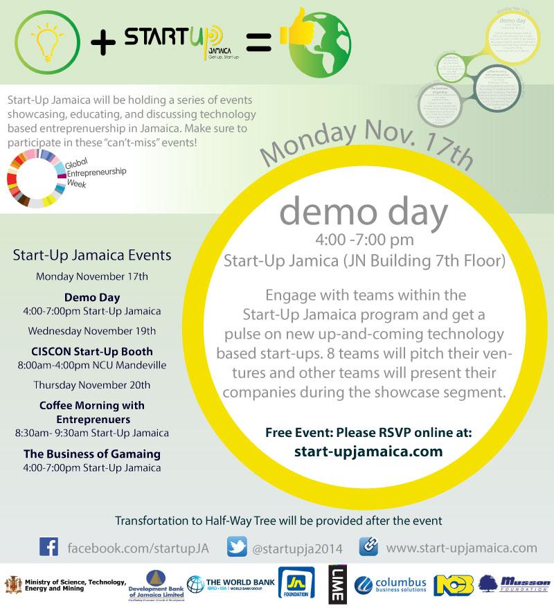teamwillo's tweet image. I'm presenting @startuprobot at #startupjamaica #demoday on Nov.17. bitly.com/1AzsRQu.