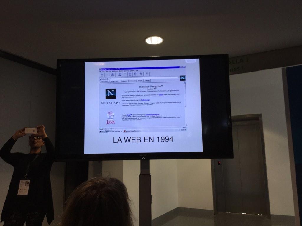 inigosastre's tweet image. Pensar que en 20 años Internet ha avanzado tanto... #Netcape #LibreCon2014 @librecon